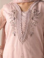 Aurapret-03 | 3 Piece Embroidered Organza Suit