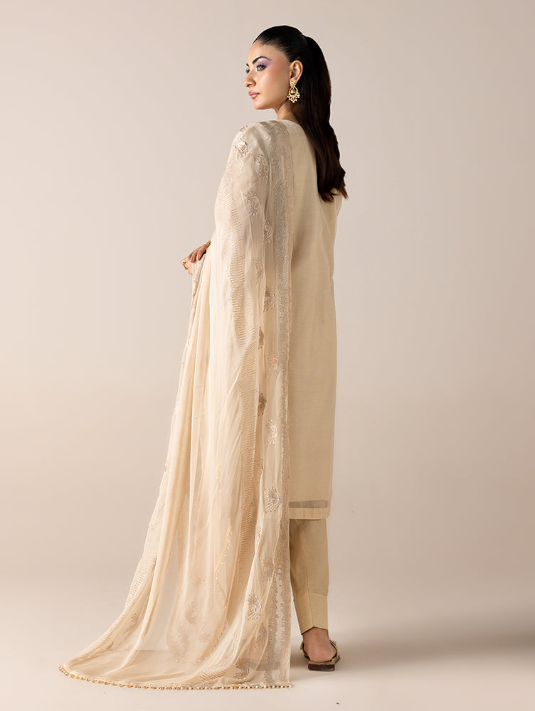 Aurapret-07 | 3 Piece Embroidered Organza Suit
