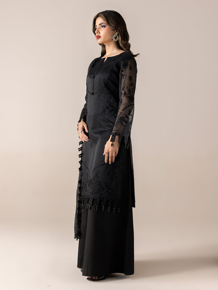 Aurapret-10 | 3 Piece Embroidered Organza Suit
