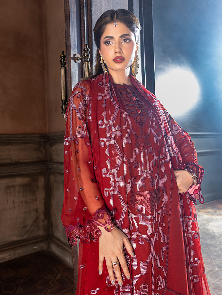 Unstitched Embroidered | AR-07-25