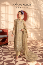 Anaya Noor by Zebtan Vol. 4 – AN 06 | Embroidered Weightless Chiffon 3-Piece Suit