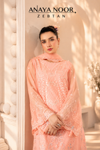 Anaya Noor by Zebtan Vol. 4 – AN 04 | Embroidered Weightless Chiffon 3-Piece Suit