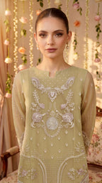 Anaya Noor by Zebtan Vol. 2 – AN 10 | Embroidered Weightless Chiffon 3-Piece Suit