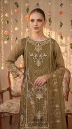 Anaya Noor by Zebtan Vol. 2 – AN 03 | Embroidered Weightless Chiffon 3-Piece Suit