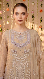 Anaya Noor by Zebtan Vol. 2 – AN 02 | Embroidered Weightless Chiffon 3-Piece Suit