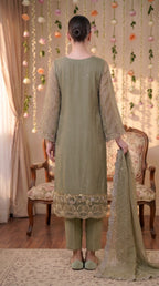 Anaya Noor by Zebtan Vol. 2 – AN 07 | Embroidered Weightless Chiffon 3-Piece Suit