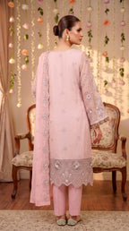 Anaya Noor by Zebtan Vol. 2 – AN 08 | Embroidered Weightless Chiffon 3-Piece Suit