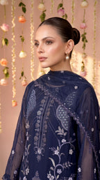 Anaya Noor by Zebtan Vol. 2 – AN 09 | Embroidered Weightless Chiffon 3-Piece Suit