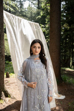 Aura by Zebtan – AR-3 | Embroidered Weightless Chiffon 3-Piece Suit