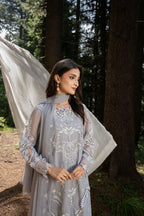 Aura by Zebtan – AR-3 | Embroidered Weightless Chiffon 3-Piece Suit