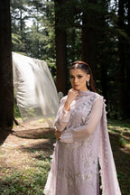 Aura by Zebtan – AR-8 | Embroidered Weightless Chiffon 3-Piece Suit