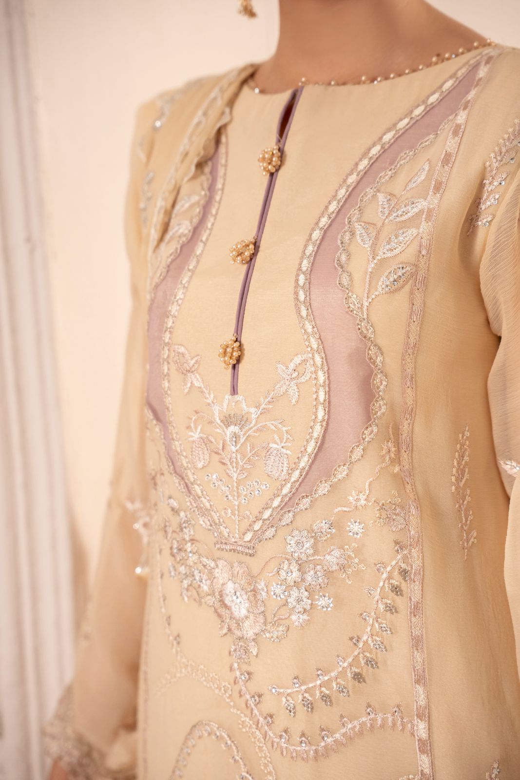 Anaya Noor by Zebtan Vol. 4 – AN 02 | Embroidered Weightless Chiffon 3-Piece Suit
