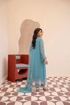 Anaya Noor by Zebtan Vol. 4 – AN 03 | Embroidered Weightless Chiffon 3-Piece Suit