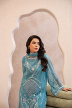 Anaya Noor by Zebtan Vol. 4 – AN 03 | Embroidered Weightless Chiffon 3-Piece Suit