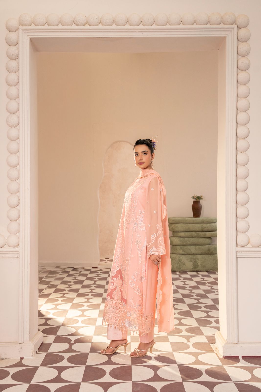 Anaya Noor by Zebtan Vol. 4 – AN 04 | Embroidered Weightless Chiffon 3-Piece Suit