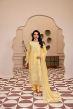 Anaya Noor by Zebtan Vol. 4 – AN 05 | Embroidered Weightless Chiffon 3-Piece Suit