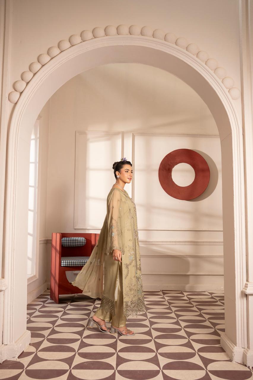 Anaya Noor by Zebtan Vol. 4 – AN 06 | Embroidered Weightless Chiffon 3-Piece Suit