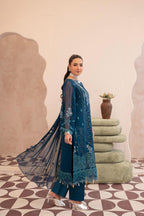 Anaya Noor by Zebtan Vol. 4 – AN 07 | Embroidered Weightless Chiffon 3-Piece Suit