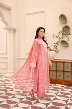 Anaya Noor by Zebtan Vol. 4 – AN 08 | Embroidered Weightless Chiffon 3-Piece Suit