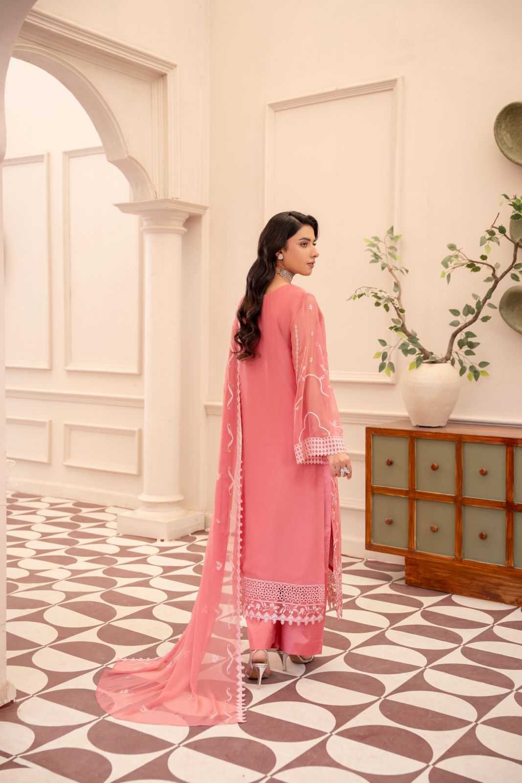 Anaya Noor by Zebtan Vol. 4 – AN 08 | Embroidered Weightless Chiffon 3-Piece Suit