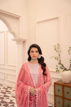 Anaya Noor by Zebtan Vol. 4 – AN 08 | Embroidered Weightless Chiffon 3-Piece Suit