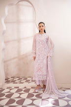 Anaya Noor by Zebtan Vol. 4 – AN 09 | Embroidered Weightless Chiffon 3-Piece Suit
